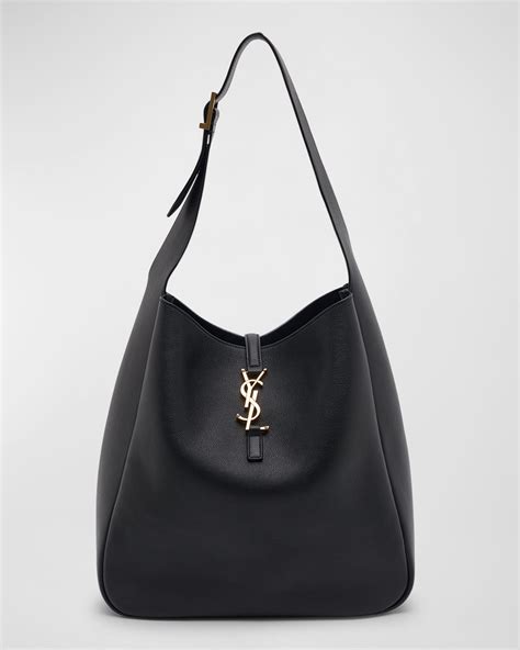 ysl le 5a7 hobo|LE 5 À 7 hobo in grained leather .